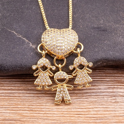 Colar Amor de Mãe Banhado à Ouro 18k