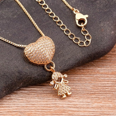 Colar Amor de Mãe Banhado à Ouro 18k