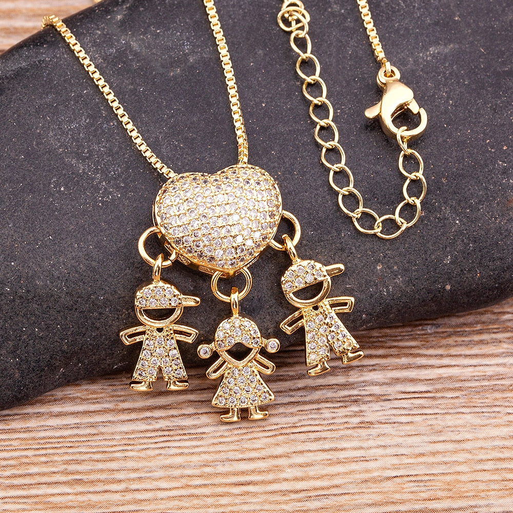 Colar Amor de Mãe Banhado à Ouro 18k