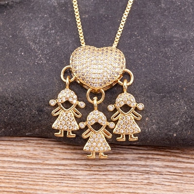 Colar Amor de Mãe Banhado à Ouro 18k