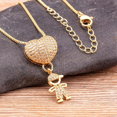 Colar Amor de Mãe Banhado à Ouro 18k