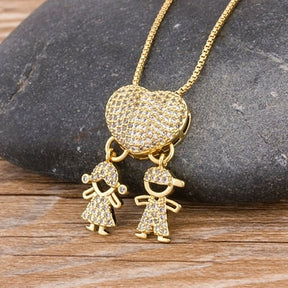 Colar Amor de Mãe Banhado à Ouro 18k