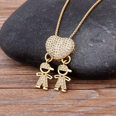 Colar Amor de Mãe Banhado à Ouro 18k