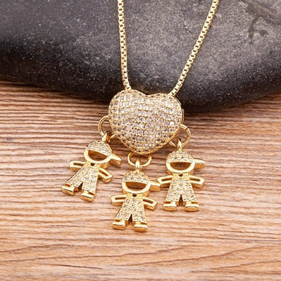 Colar Amor de Mãe Banhado à Ouro 18k
